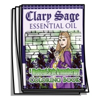 Aromatherapy - Clary Sage Essential Oil Coloring Pages
