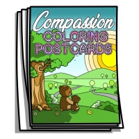 Compassion Coloring Postcards