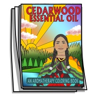 Aromatherapy - Cedarwood Essential Oil Coloring Pages