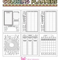 Coloring Journal - Music Planner