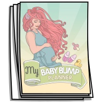 Coloring Journal - My Baby Bump Coloring Planner