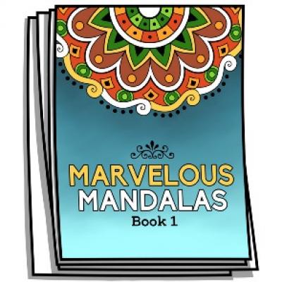 Marvelous Mandalas - Book 1 - Coloring Pages for Adults