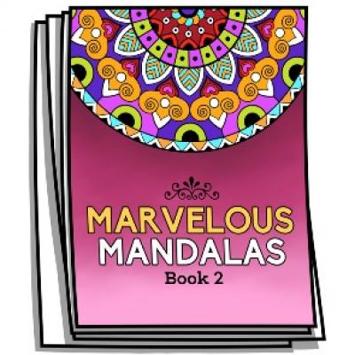 Marvelous Mandalas - Book 2 - Coloring Pages for Adults