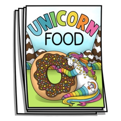 Just for Fun - Unicorn Food Coloring Pages