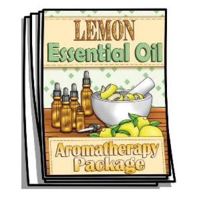 Aromatherapy - Lemon Essential Oil Coloring Pages