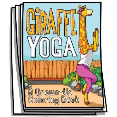 Just for Fun - Giraffe Yoga Coloring Pages