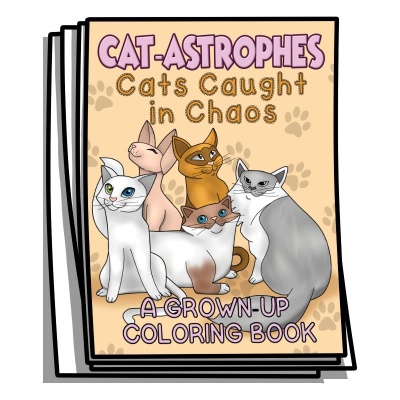 Just for Fun - Cat-Astrophes Coloring Pages