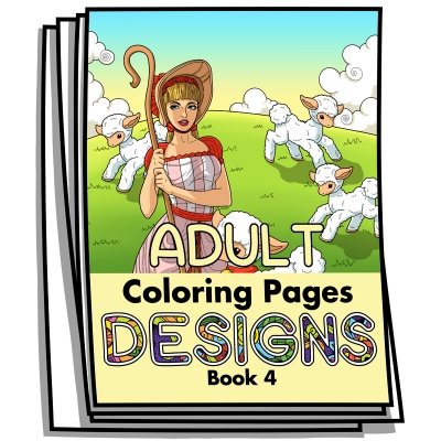 Adult Coloring Page Designs - Book 4 - Coloring Pages for Adults