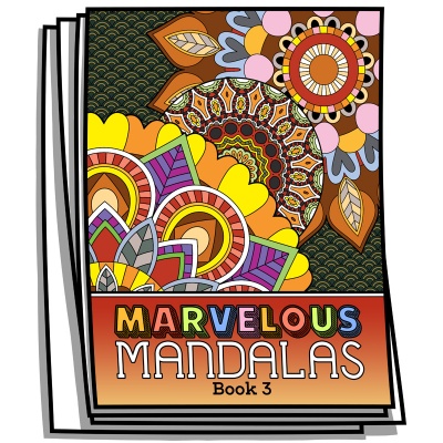 Marvelous Mandalas - Book 3 - Coloring Pages for Adults