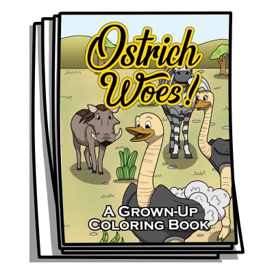 Just for Fun - Ostrich Woes Coloring Pages