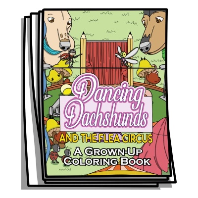 Just for Fun - Dancing Dachshunds Coloring Pages