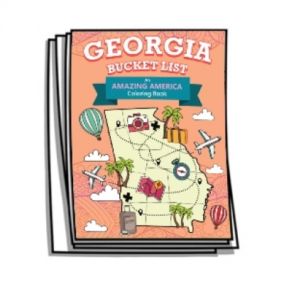 Amazing America - Georgia Bucket List Coloring Pages