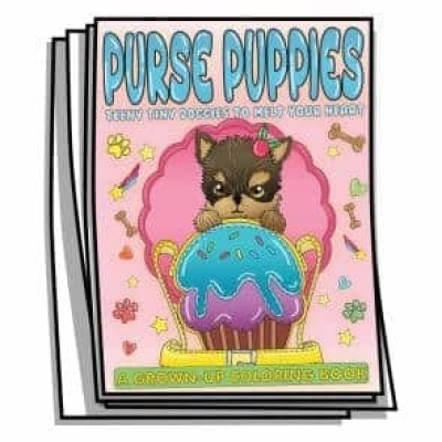 Just for Fun - Purse Puppies Coloring Pages