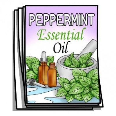 Aromatherapy - Peppermint Essential Oil Coloring Pages