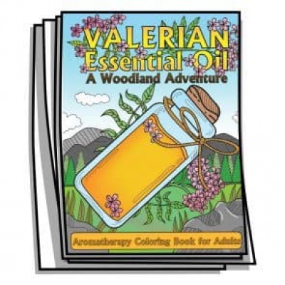 Aromatherapy - Valerian Essential Oil Coloring Pages