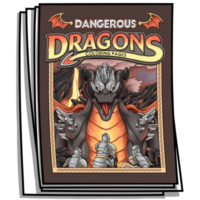 Inspire - Dangerous Dragons Coloring Pages